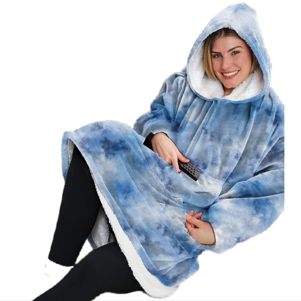 Huggle Blue Tie Dye, One Size